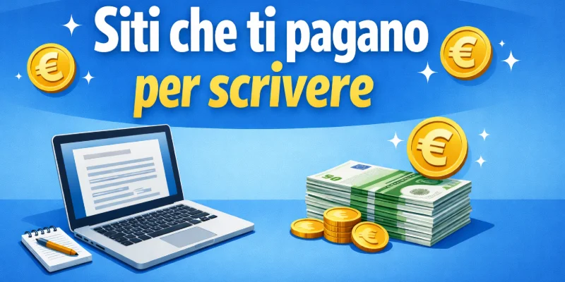 Siti che ti pagano per scrivere (2026): 9 piattaforme affidabili per guadagnare online